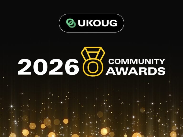 UKOUG Community Awards Background