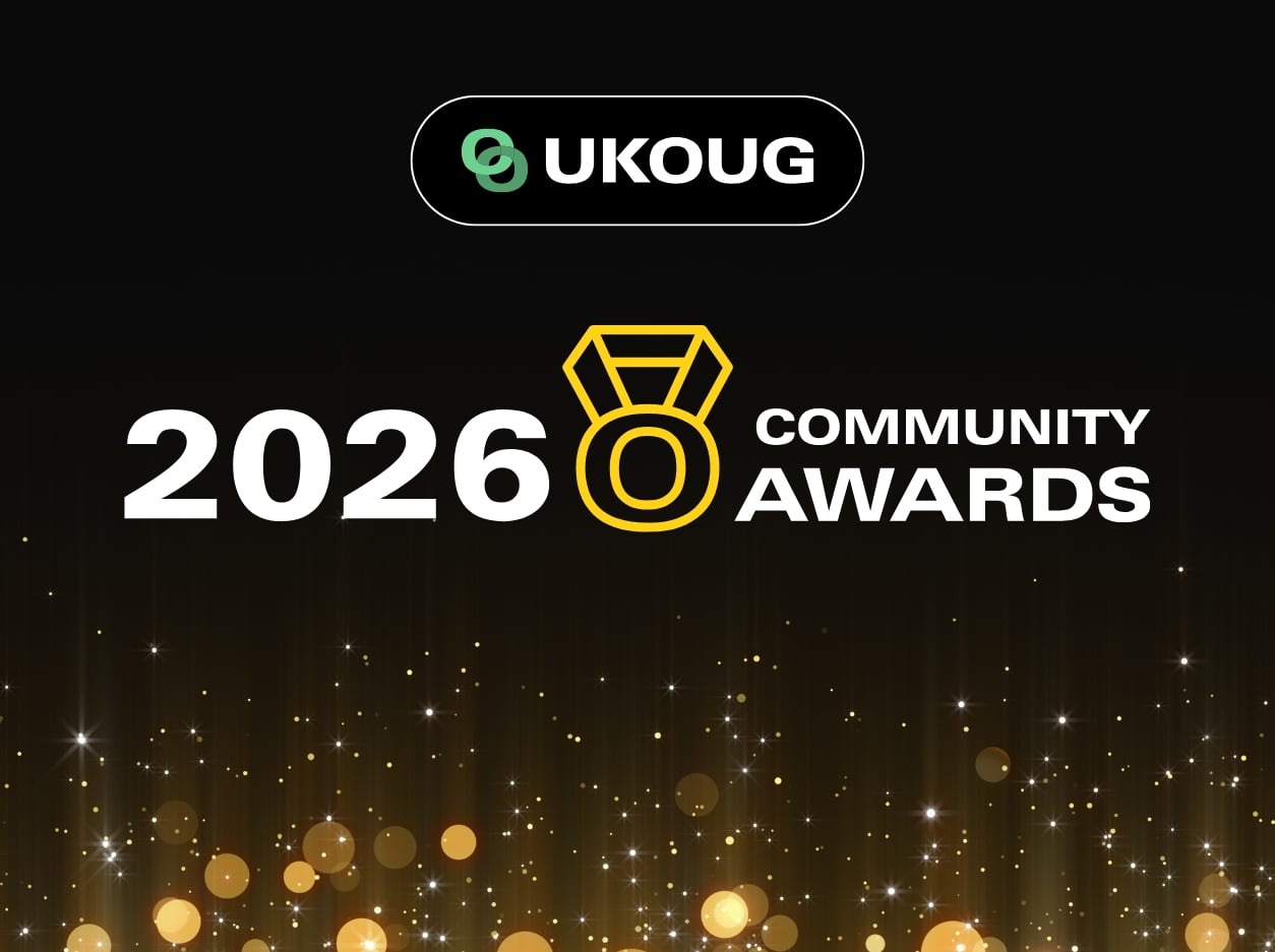 UKOUG Community Awards Background